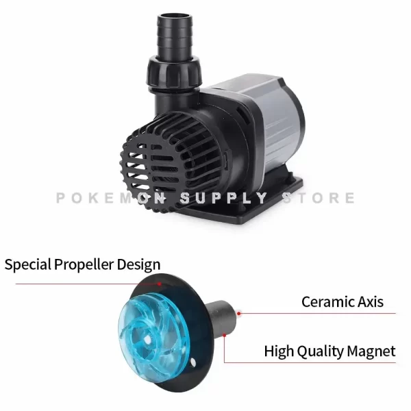 Jebao Jecod Pump DCS 1200-12000 L/H Aquarium Fish Tank Adjustable Submersible Controllable Water Pump Flow Fountain DC 24V - Image 3