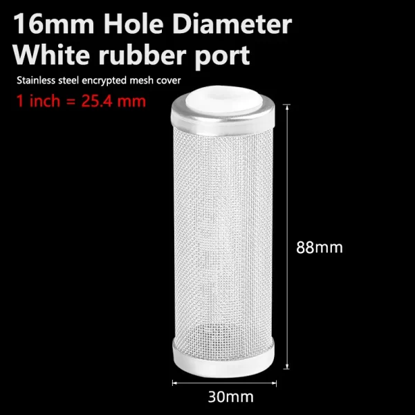 Stainless Steel Filter S/L Size Aquarium Accessories Inflow Inlet Protect Special Shrimp Cylinder Filter Shrimp Net - Image 7