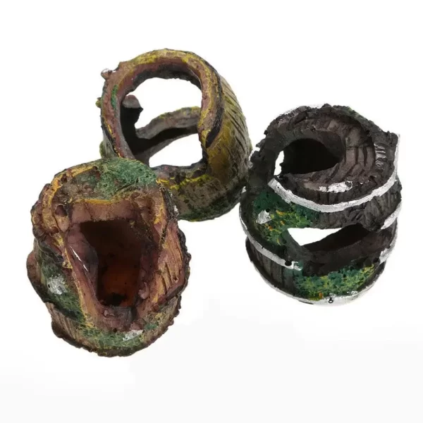 Aquarium Equipment Accessory Glass Fish Tank Landscaping Decoration Resin Crafts Artificial Antique Barrels Fish Tank Decoration - Image 11
