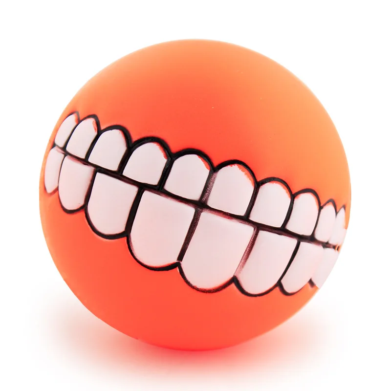 Pet Dog Ball Teeth Funny Trick Toy Silicone Toy for dogs Chew Squeaker Squeaky Dog Sound toys Pet puppy Toys interactive cat toy - Image 10