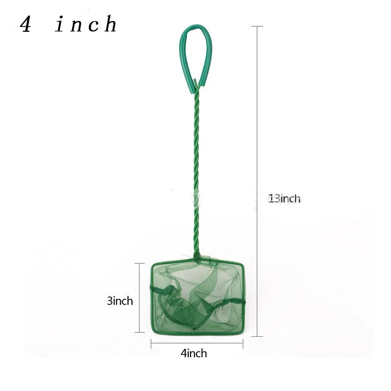 Portable Fish Net Long Handle Square Aquarium Accessories Fish Tank Landing Net Fishing Net Fish Floating Objects Cleaning Tool - Image 11