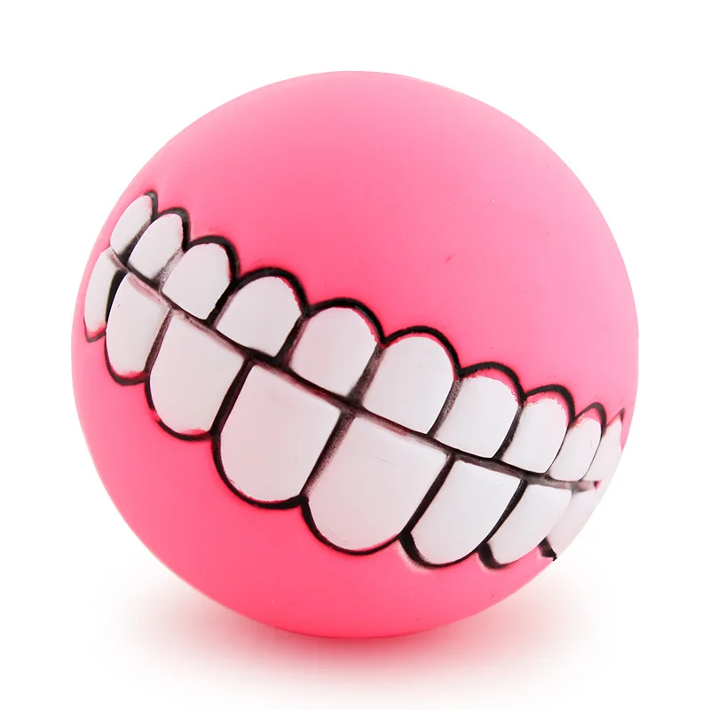 Pet Dog Ball Teeth Funny Trick Toy Silicone Toy for dogs Chew Squeaker Squeaky Dog Sound toys Pet puppy Toys interactive cat toy - Image 8