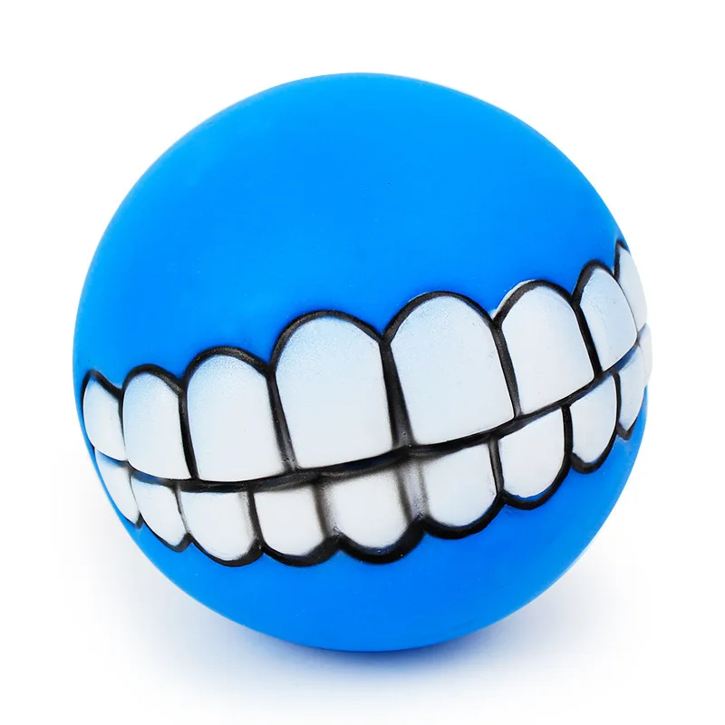 Pet Dog Ball Teeth Funny Trick Toy Silicone Toy for dogs Chew Squeaker Squeaky Dog Sound toys Pet puppy Toys interactive cat toy - Image 11