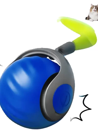 Smart Interactive Speedy Tail 2.0 Cat Toy Automatic Moving Balls for Cats And Dogs Touch Motion Rolling Toy Ball for Pet