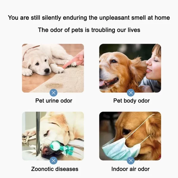 Pet deodorant,deodorizing and sterilizing dog and cat supplies,urine odor and odor removing pet disinfectant,household products - Image 2