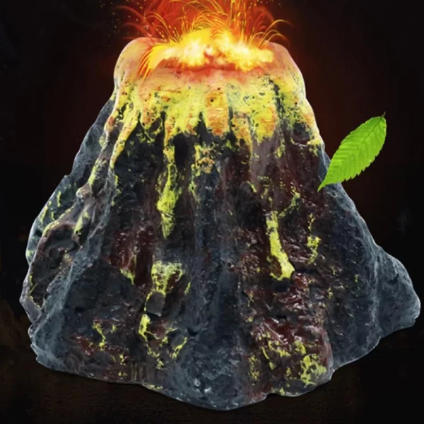 Fish Tanks Landscaping Simulation Volcano Aquarium Accessories Rockery Ornaments Aeration Pump Bubble Stone Oxygenation Tube - Image 14