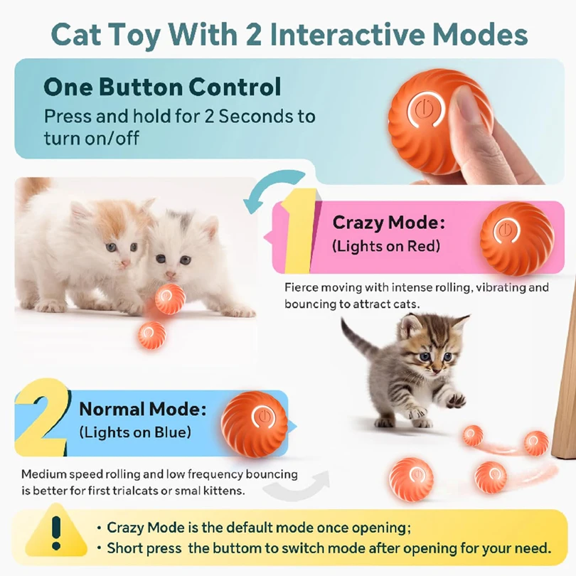 Pet Gravity Smart Dog Toy Ball Automatic Electronic Interactive Training Pet Toy Moving Ball Rechargeable Active Rolling Ball - Image 5