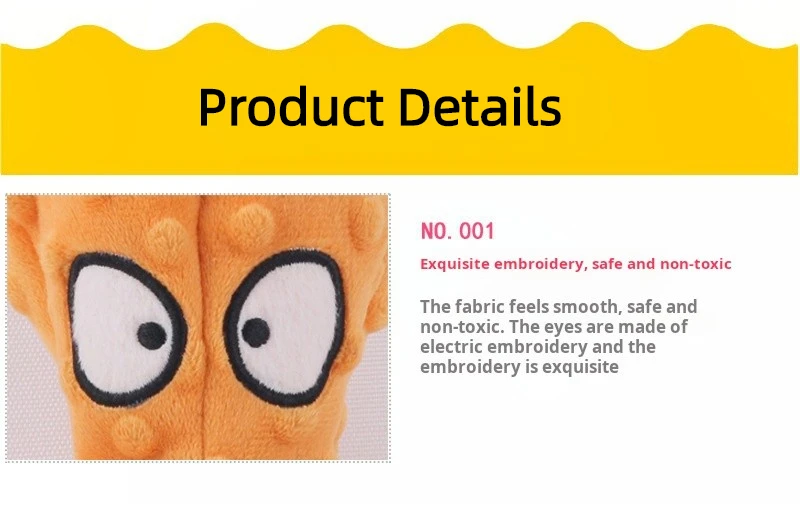 Pet Plush Toy Octopus Dog Interactive Toy Indestructible Bite Resistant Sound Puppy squeaky Octopu Dogs Rattle For Toys Supplies - Image 14