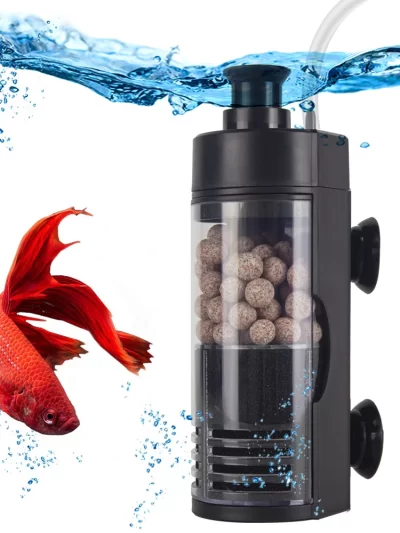 Fish Tank Air Pump Multifunctional Biochemical Sponge Filters Small Aquariums Filtration Reduces The Number of Water Changes