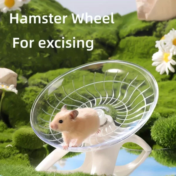 Small Pet Silent Running Practice Wheel Hamster Mouse Hedgehog Parrot Ideal Choice for Small Animals Quiet and Safe Choice - Image 12