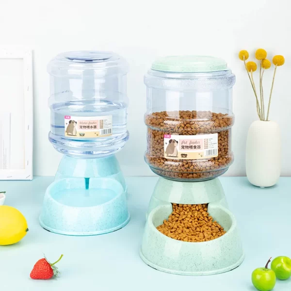 Large Capacity Pet Feeder Bowls Small Dog Food Bowl Automatic Water Dispenser Cat Bowls Pets Feeding Bowls Drink Water Bowl - Image 16