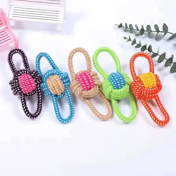 Pet Dog Toys for Large Small Dogs Toy InteractiveCotton Rope Mini Dog Toys Ball for DogsAccessories Toothbrush Chew Puppy Toy - Image 4