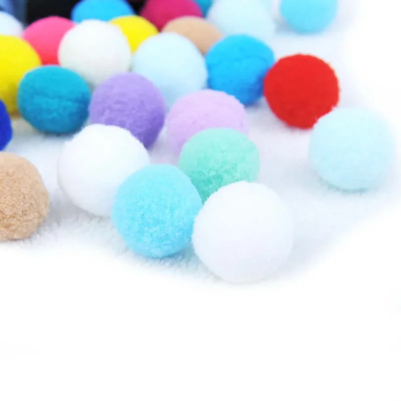 Cat interactive toys 70pcs Ball Cat Toy Plush Elastic furry ball Toy ball is fun quiet environment protection Pet interaction - Image 6