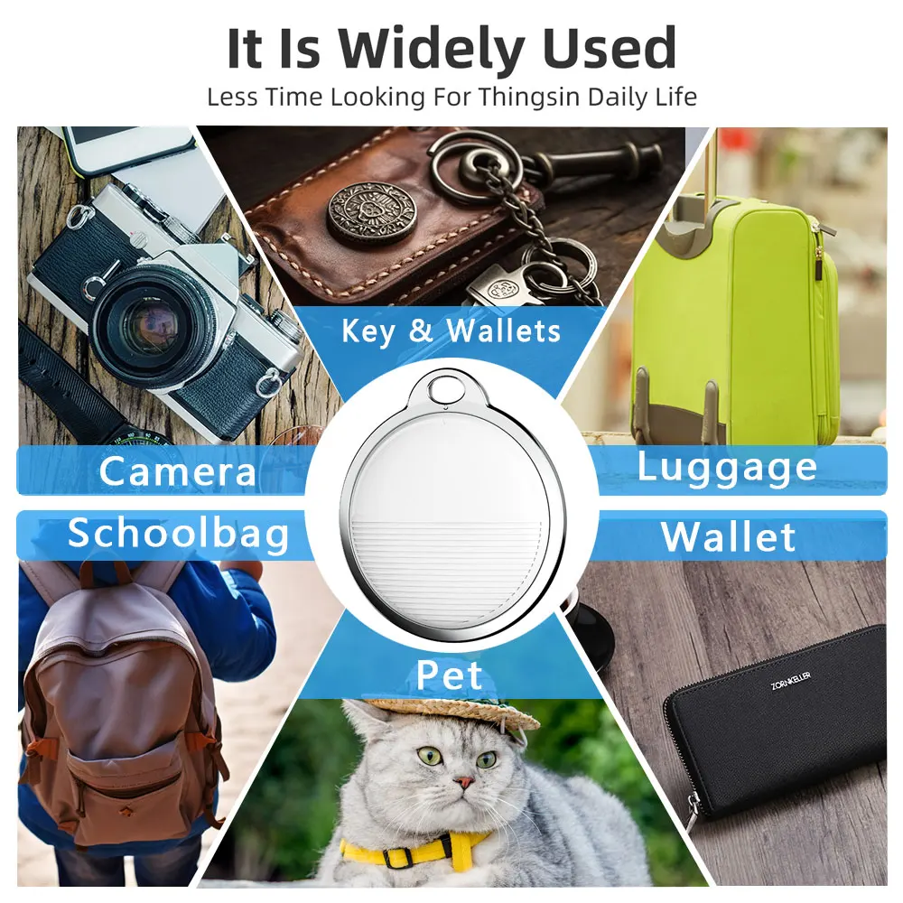 Long Distance Smart Tag GPS Tracker for Air Tag Key Finder Pet Wallet Bike Anti-lost Alarm Mini Locator Works with iOS Find My - Image 6