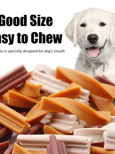 Dog Snacks Teething Stick 120g Mixed Flavor Tooth Cleaning Bone Fresh Breath Adult Dogs Puppy Training Reward Pet Snack Food
