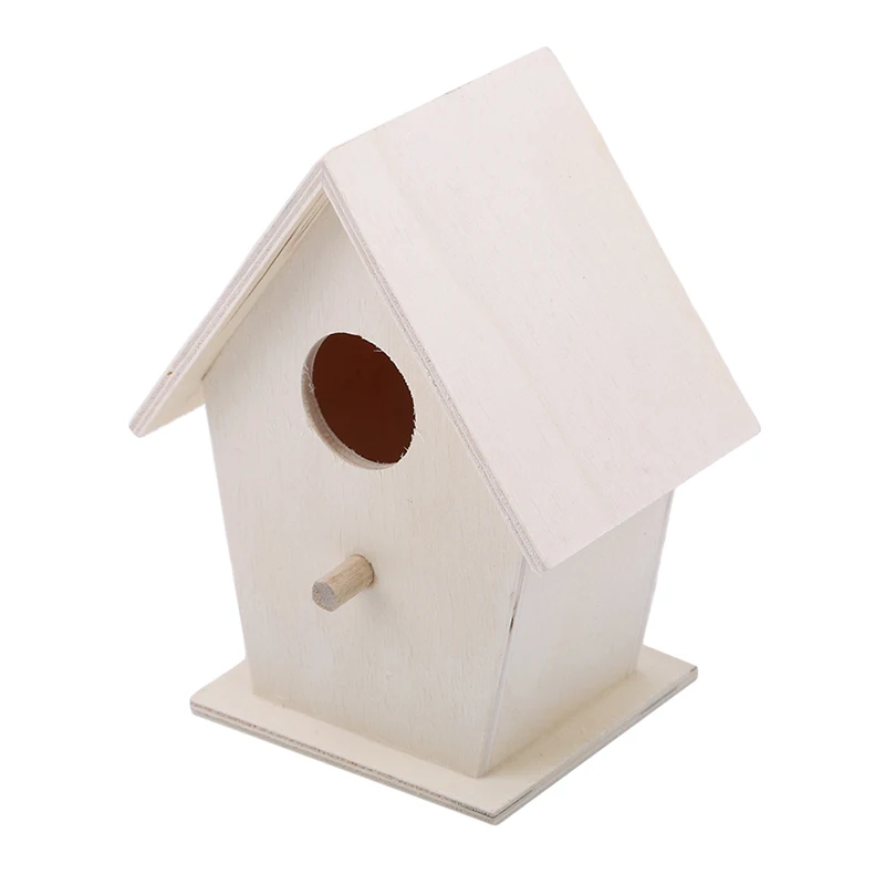 Bird Nest Garden Wooden Bird Cage Outdoor Hanging Birdhouse Box Garden Yard Decoration Pet Accessories Wooden Bird Cages - Image 8