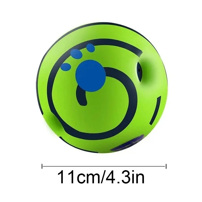 Dog Toy Wobble Wag Giggle Glow Ball Interactive Dog Attention Toy Fun Giggle Sounds Ball When Rolled or Shaken For Pet Dog Fun - Image 11