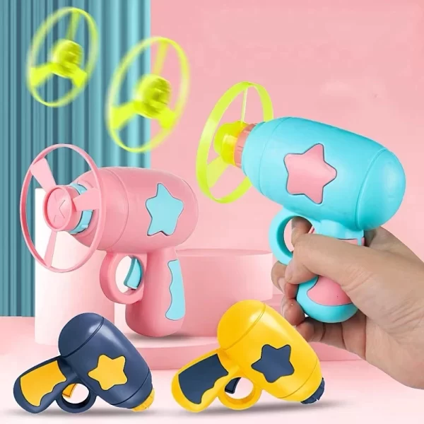 Cat Toy Indoor Interactive Pet Play Game Training Cat automatic Toy 1 Set Mini Flying Disc Catapult Puppy Toys Cat Accessories - Image 5