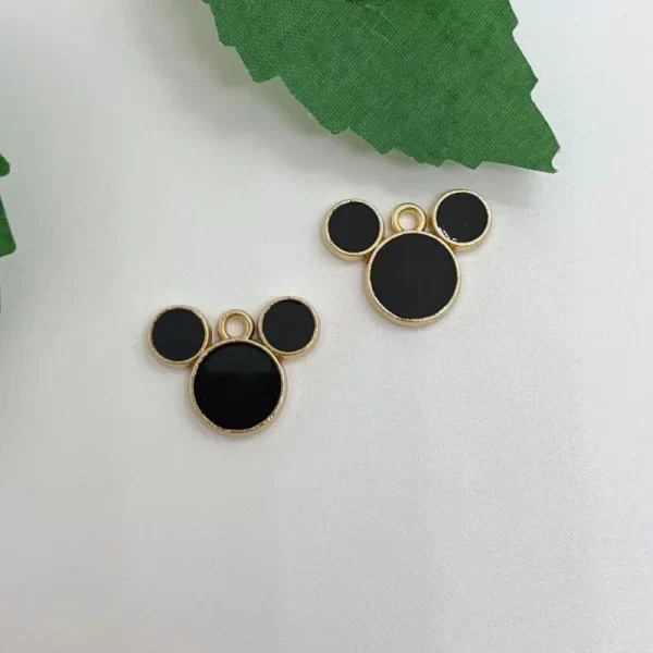 10 cartoon animal head accessories alloy pendants jewelry making DIY earrings necklace accessories - Image 2