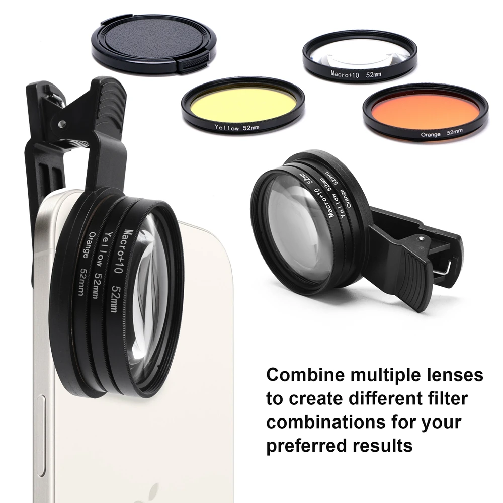 Aquarium Coral lenses 52mm Fish Tank Marine Salt water Sea Water Coral Reef Iphone Camera Filters Macro Aquatic Terrarium - Image 3