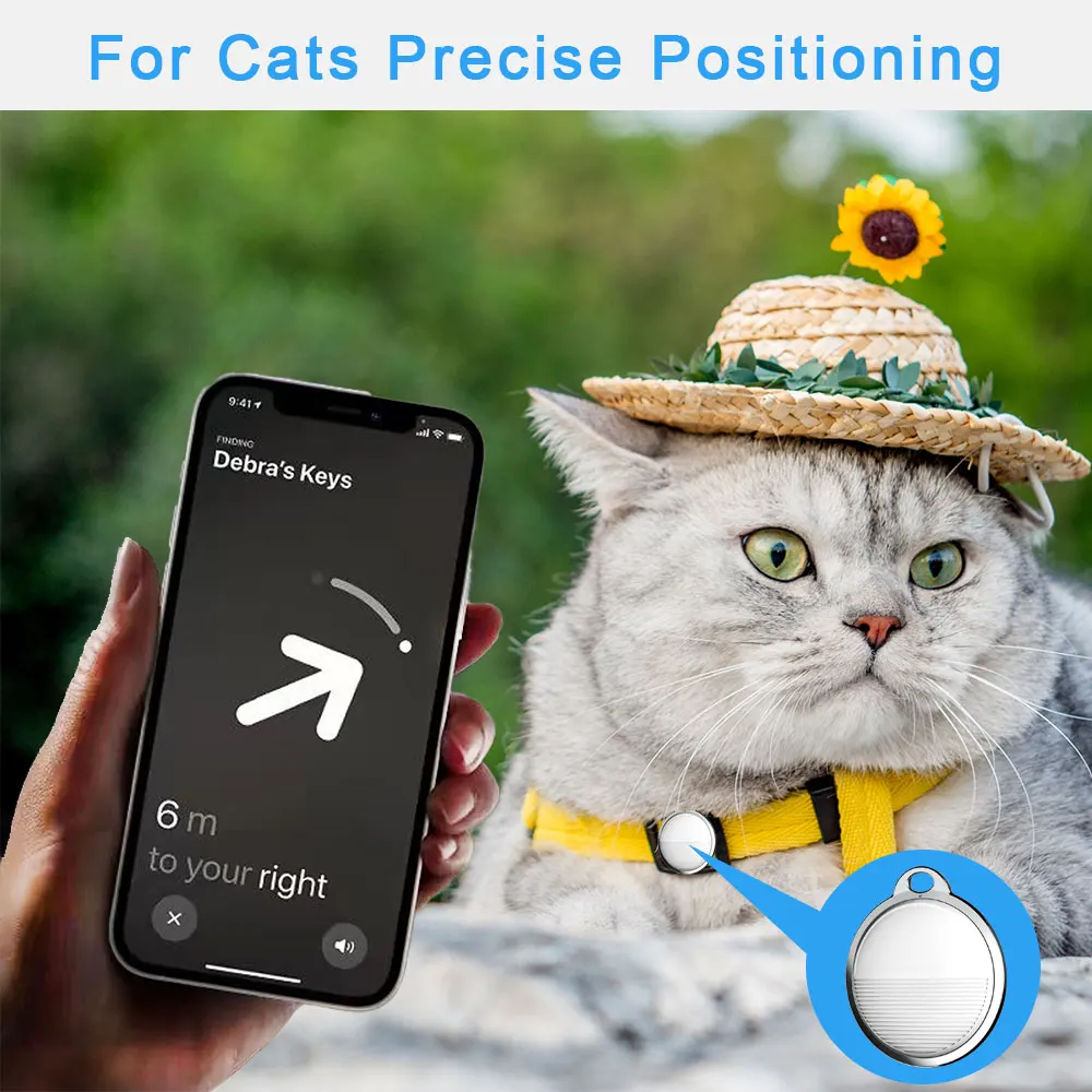 Long Distance Smart Tag GPS Tracker for Air Tag Key Finder Pet Wallet Bike Anti-lost Alarm Mini Locator Works with iOS Find My - Image 3