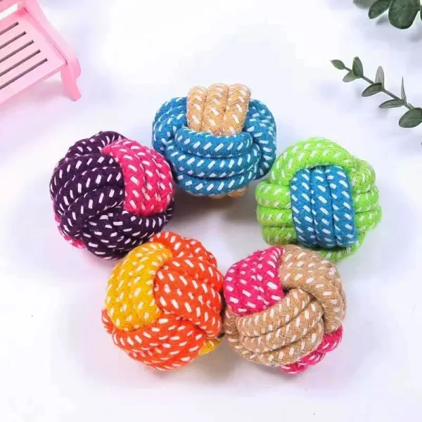 Pet Dog Toys for Large Small Dogs Toy InteractiveCotton Rope Mini Dog Toys Ball for DogsAccessories Toothbrush Chew Puppy Toy - Image 6