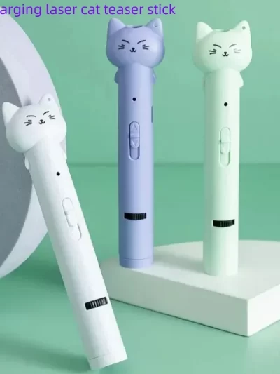 USB Charging Laser Cat Teasing Stick Infrared Laser Light Pattern Projection Cat Toy Pet Supplies Cat Teasing Pen  cat toys