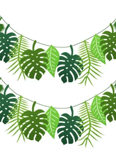 Turtle Leaf Decoration Hawaii Party Summer Happy Birthday Party Safari Jungle Tropic Theme Decor Dinosaur Theme Parti Decor