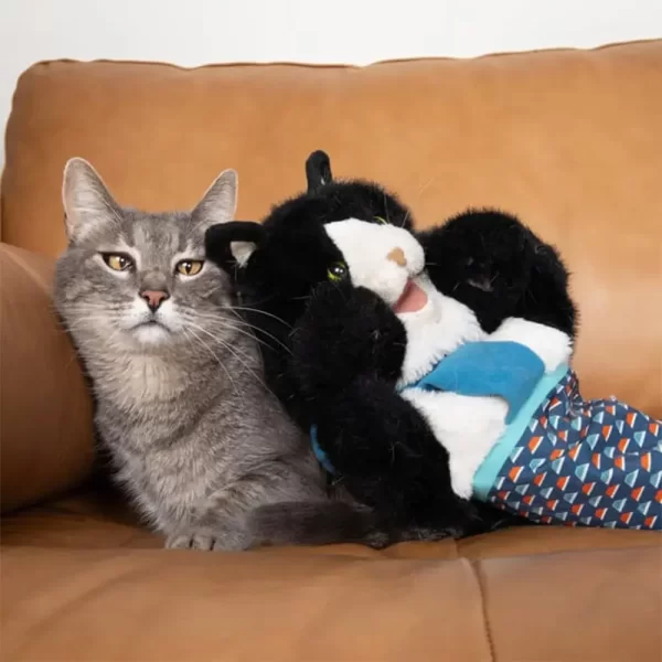 Cat Wrestler, Cat Wrestling Toys Puppet, Cats Wrestling Glove with Tough Padding for Safe and Fun Plush Interactive Cat Toy - Image 13