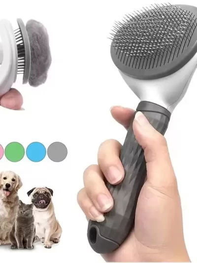Pet Dog Brush Cat Comb Self Cleaning Pet Hair Remover Cats Brushes Dog Combs Cat Accessories Brush For Dogs Cats Grooming Tools