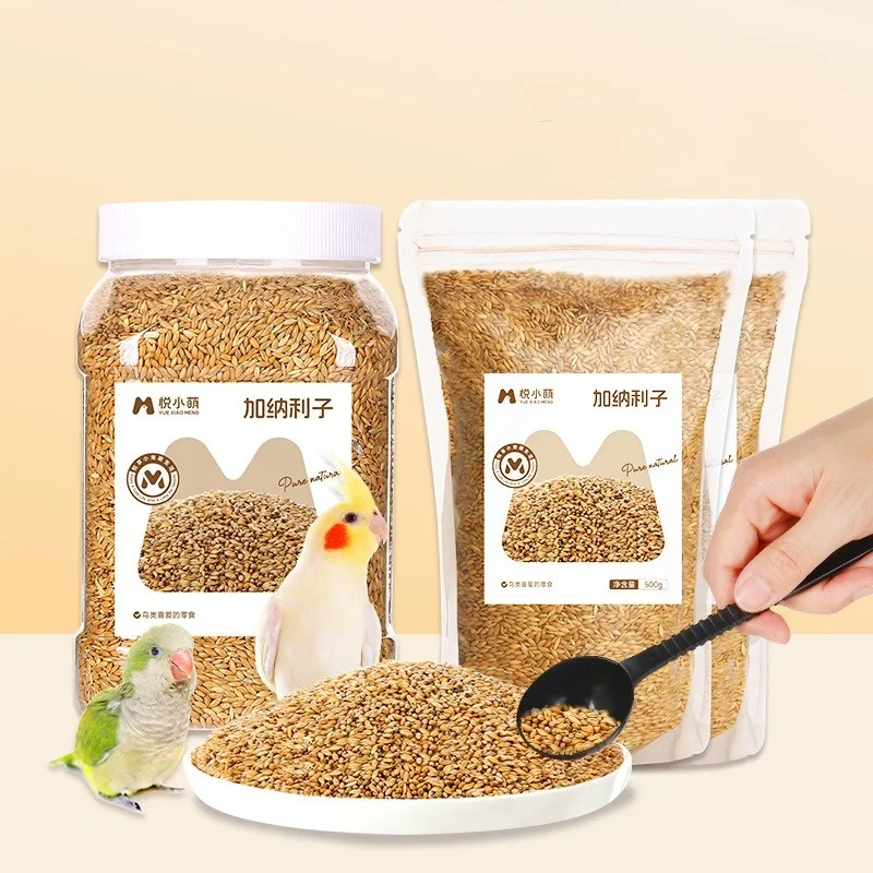 Bird Food Canary Seeds Parrot Food Peony Tiger Skin Xuanfeng Feed Shelled Special Grain General Bird Food Parrot Bird Food Feed - Image 4
