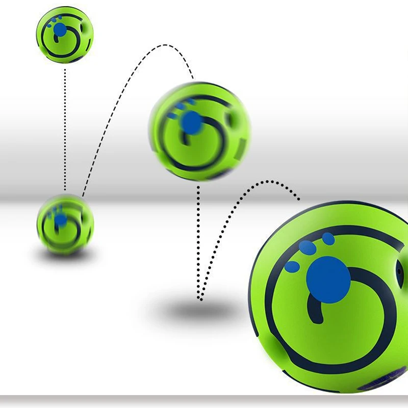 Dog Toy Wobble Wag Giggle Glow Ball Interactive Dog Attention Toy Fun Giggle Sounds Ball When Rolled or Shaken For Pet Dog Fun - Image 3