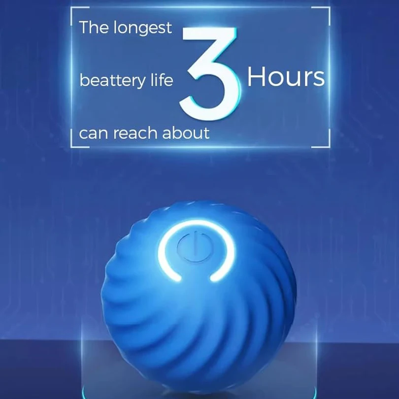 Pet Gravity Smart Dog Toy Ball Automatic Electronic Interactive Training Pet Toy Moving Ball Rechargeable Active Rolling Ball - Image 4