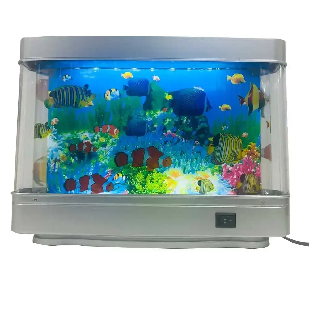 LED Aquarium Fish Tank Lamp Landscape Lamp Living Room Decoration Imitation Aquarium Landscaping Underwater World Akwarium - Image 11