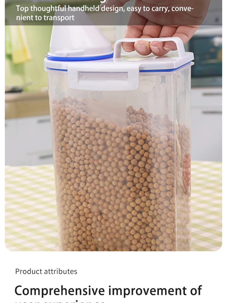 Premium Pet Food Storage Container with Airtight Seal - Durable, Large Capacity, Easy Clean & Stylish Design for Dogs & Cats - Image 12