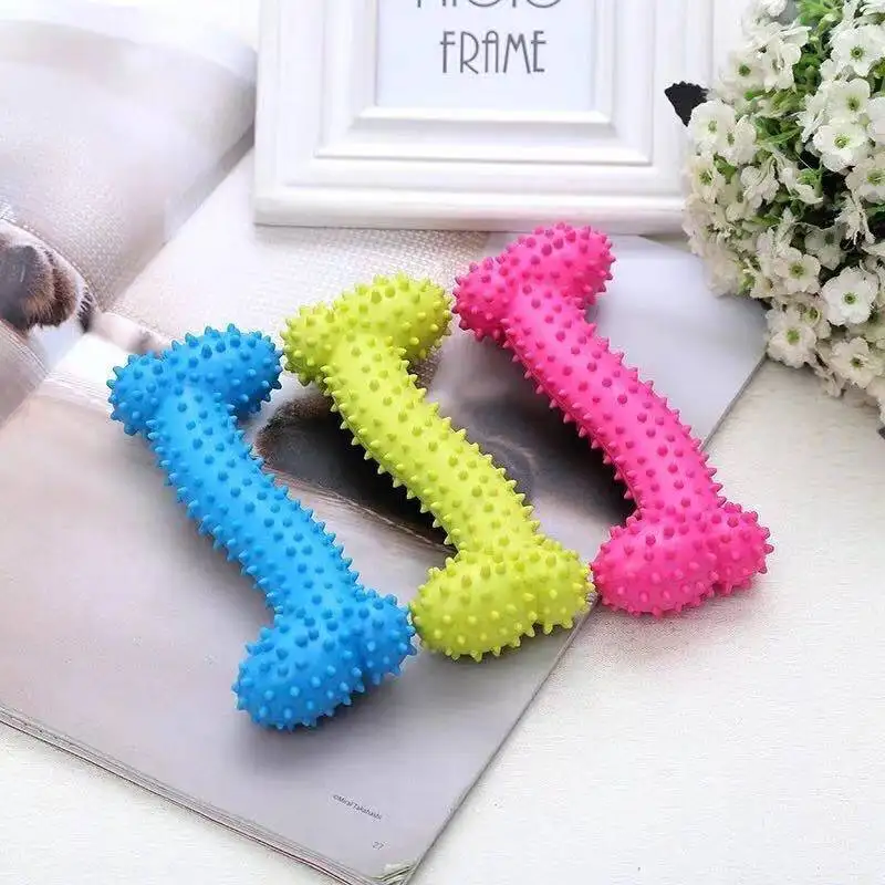 Pet Toys for Small Dogs Rubber Resistance To Bite Dog Toy Teeth Cleaning Chew Training Toys Pet Supplies Puppy Dogs - Image 4