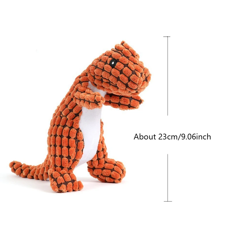 Dinosaur Plush Dog Squeaky Interactive Toys For Small Large Dogs Bite Resistant Chew Toy Pets Accessories - Image 13