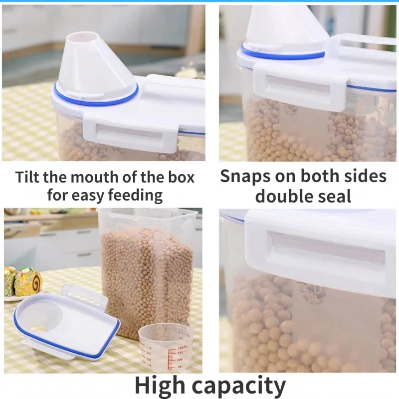 Premium Pet Food Storage Container with Airtight Seal - Durable, Large Capacity, Easy Clean & Stylish Design for Dogs & Cats - Image 5