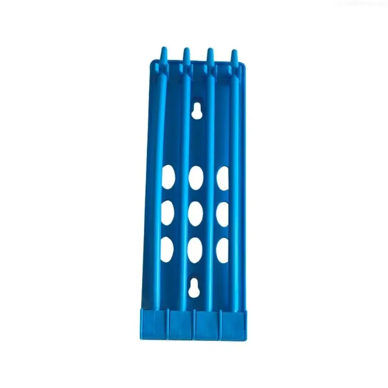 Bird Foot Ring Holder 4-row Large Space Multi-color Hanging Foot Ring Bracket Bird Accessories Wall Mounted Plastic Frame Cheap - Image 9