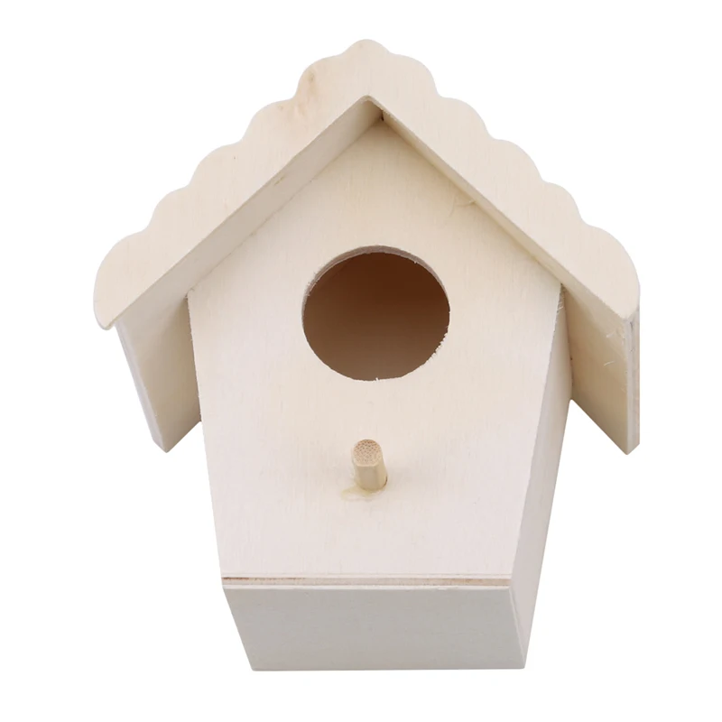 Bird Nest Garden Wooden Bird Cage Outdoor Hanging Birdhouse Box Garden Yard Decoration Pet Accessories Wooden Bird Cages - Image 17