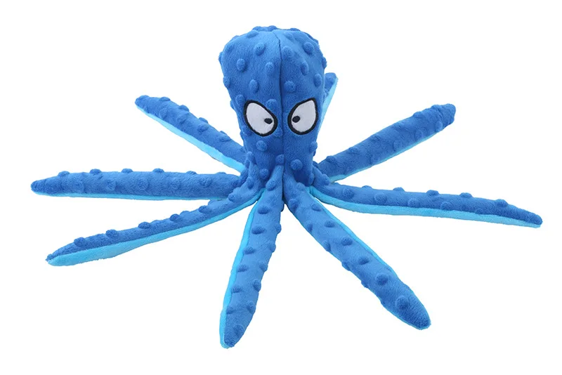 Pet Plush Toy Octopus Dog Interactive Toy Indestructible Bite Resistant Sound Puppy squeaky Octopu Dogs Rattle For Toys Supplies - Image 11