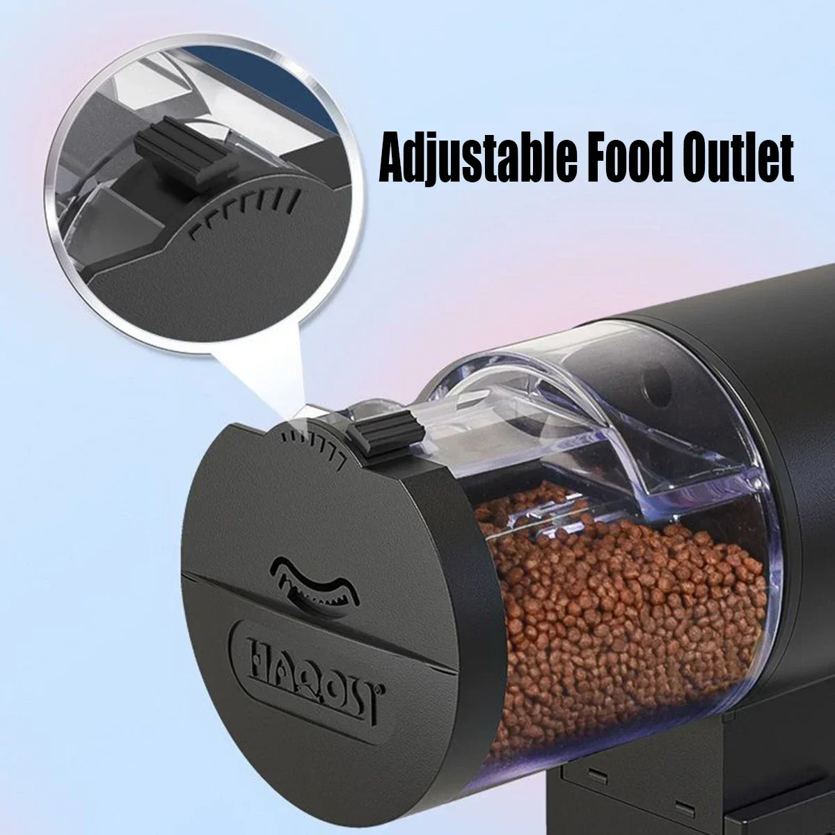 Automatic Fish Feeder for Aquarium,100ml Capacity Auto Fish Feeders Easy to Set Up with Battery - Image 3