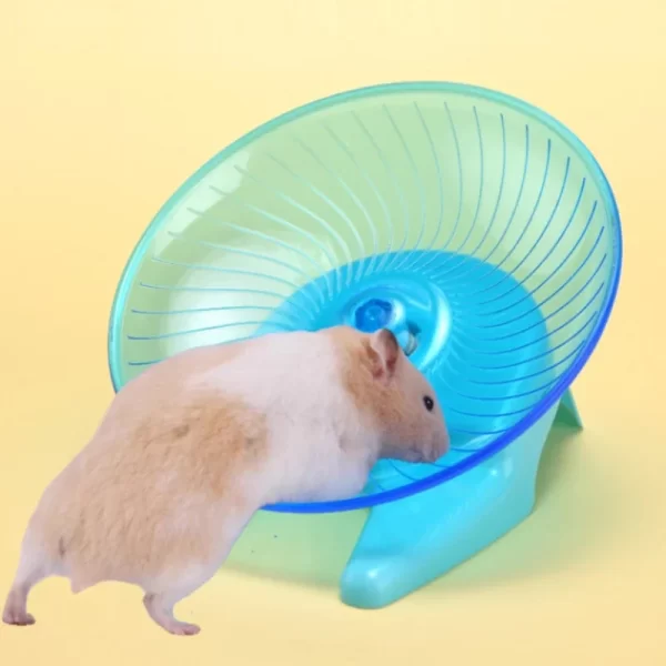 Small Pet Silent Running Practice Wheel Hamster Mouse Hedgehog Parrot Ideal Choice for Small Animals Quiet and Safe Choice - Image 2