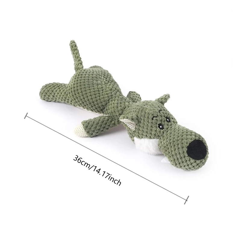 Dinosaur Plush Dog Squeaky Interactive Toys For Small Large Dogs Bite Resistant Chew Toy Pets Accessories - Image 17