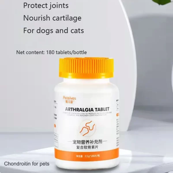 Pet Nutrition Supplement Glucosamine Chondroitin 180 Tablets Puppies Middle-aged and Elderly Dogs and Cat Supplements - Image 4
