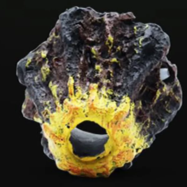 Fish Tanks Landscaping Simulation Volcano Aquarium Accessories Rockery Ornaments Aeration Pump Bubble Stone Oxygenation Tube - Image 15