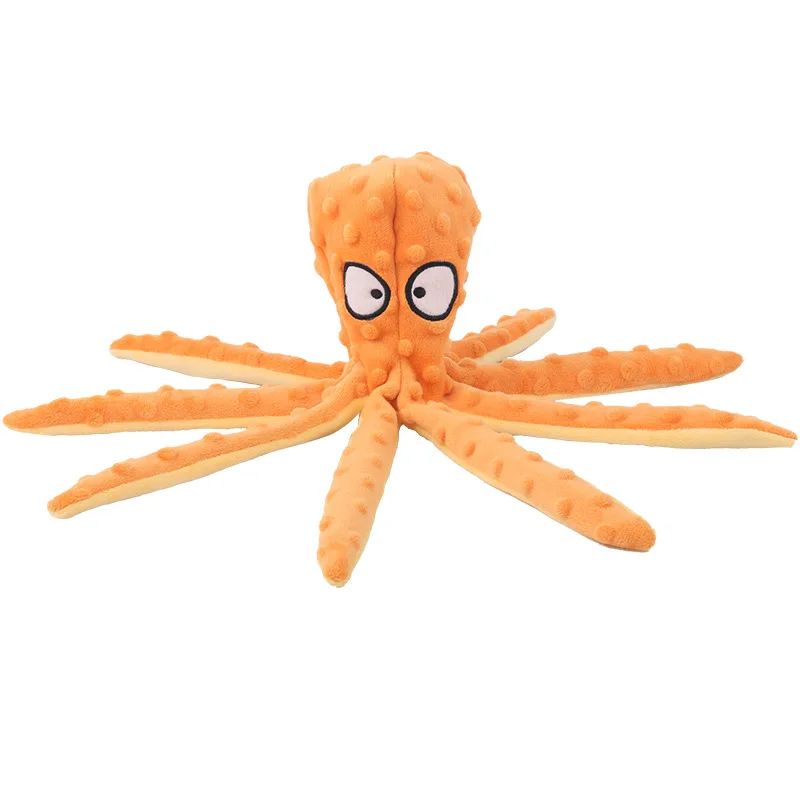 Pet Plush Toy Octopus Dog Interactive Toy Indestructible Bite Resistant Sound Puppy squeaky Octopu Dogs Rattle For Toys Supplies - Image 5