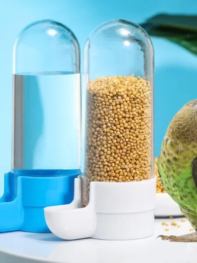 Hanging Pet Feeder Squirrel Parrot Water Dispenser Pet Bird Food Box Cage Accessories Birds Supplies