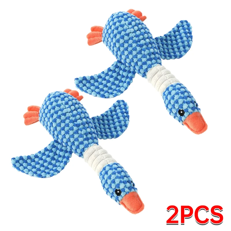 Cute Plush Dog Toys Pet Duck Squeak Toy for Puppy Sound Wild Goose Chew Toy for Small Middle Large Dogs Teeth Cleaning - Image 9