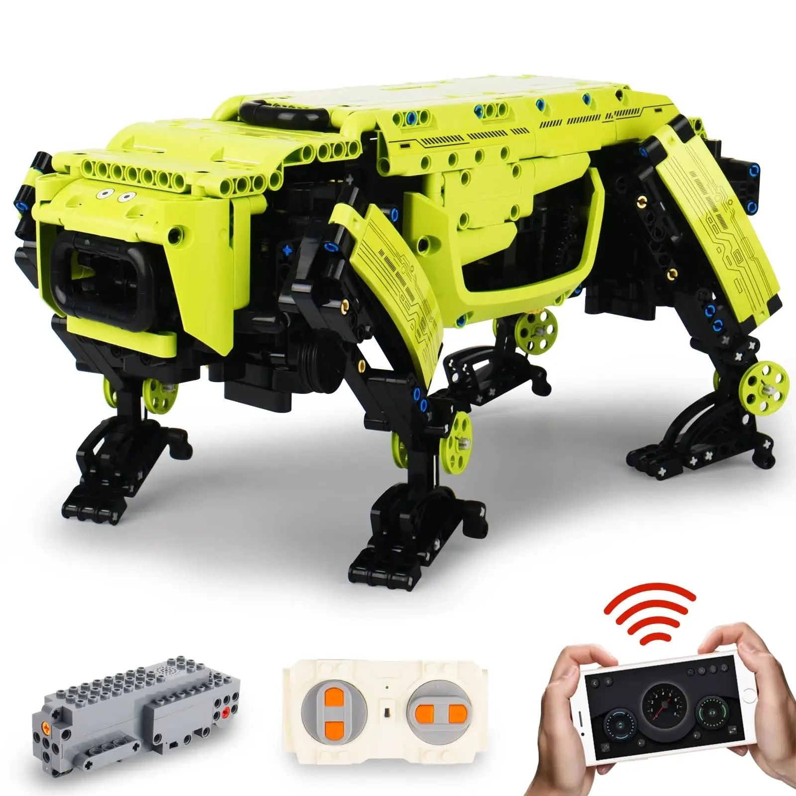 Technical Robot Toys The RC Motorized Boston Dynamics Big Dog Model AlphaDog Building Blocks Bricks Toys for Kid Christmas Gifts - Image 7